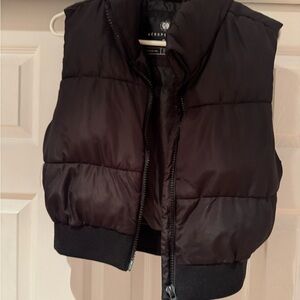 Aeropostale Black Recycled Fill Vest